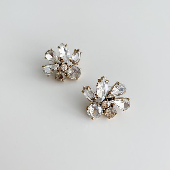 J. Crew Jewelry - J. Crew Cluster Stone Earrings